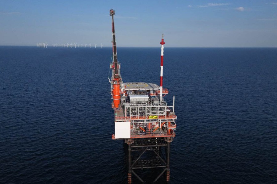 Gasproductie op de Noordzee uitgebreid: tweede productieput N05-A in gebruik