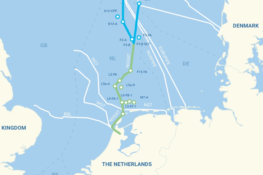 NOGAT start pre-FEED-fase van Project NORNET voor de eerste directe gasverbinding tussen Noorwegen en Nederland