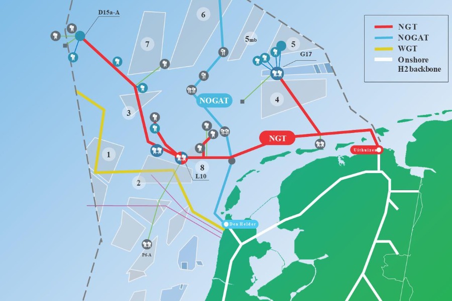 Realisatie groene waterstof via gasinfrastructuur op zee stap dichterbij